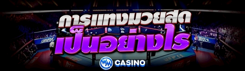 การแทงมวยสด